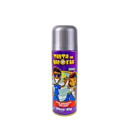 CARNAVAL TINTA P/CAB.SPRAY 150ML METAL.PRATA
